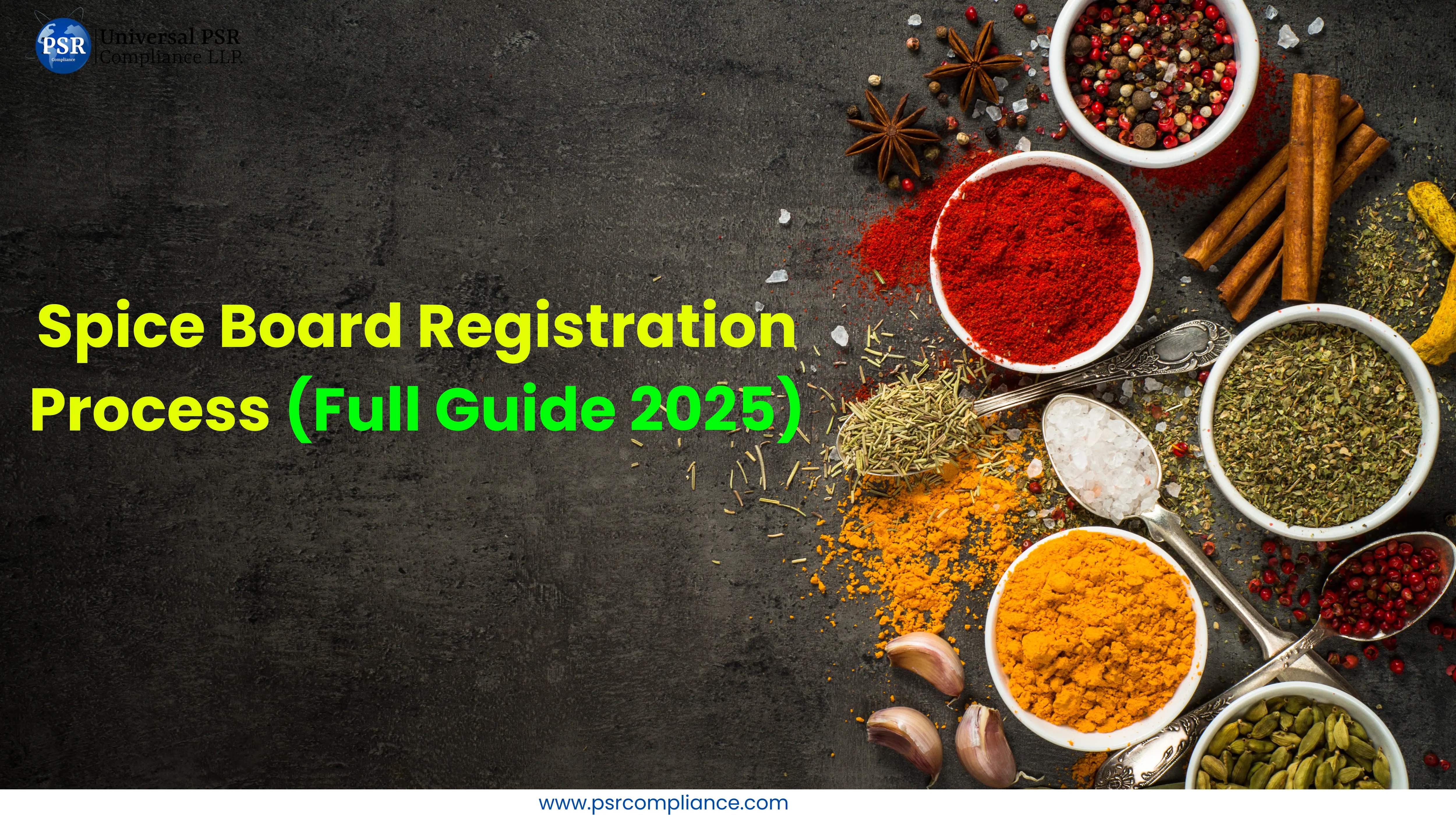 procedure of the Spice Board registration