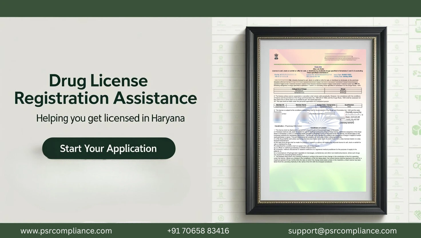 Drug License in Haryana