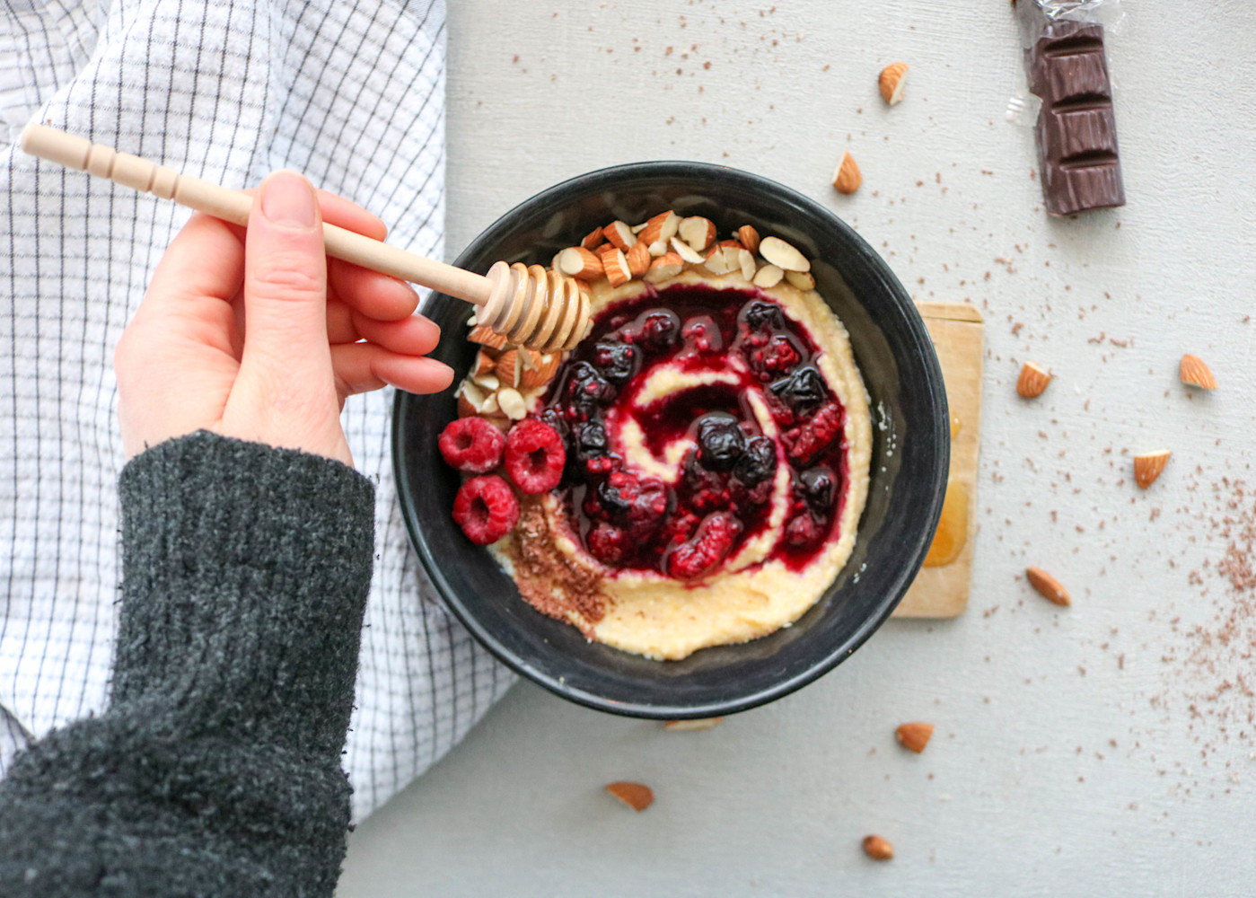 Polenta ontbijt pap Apinchof.me