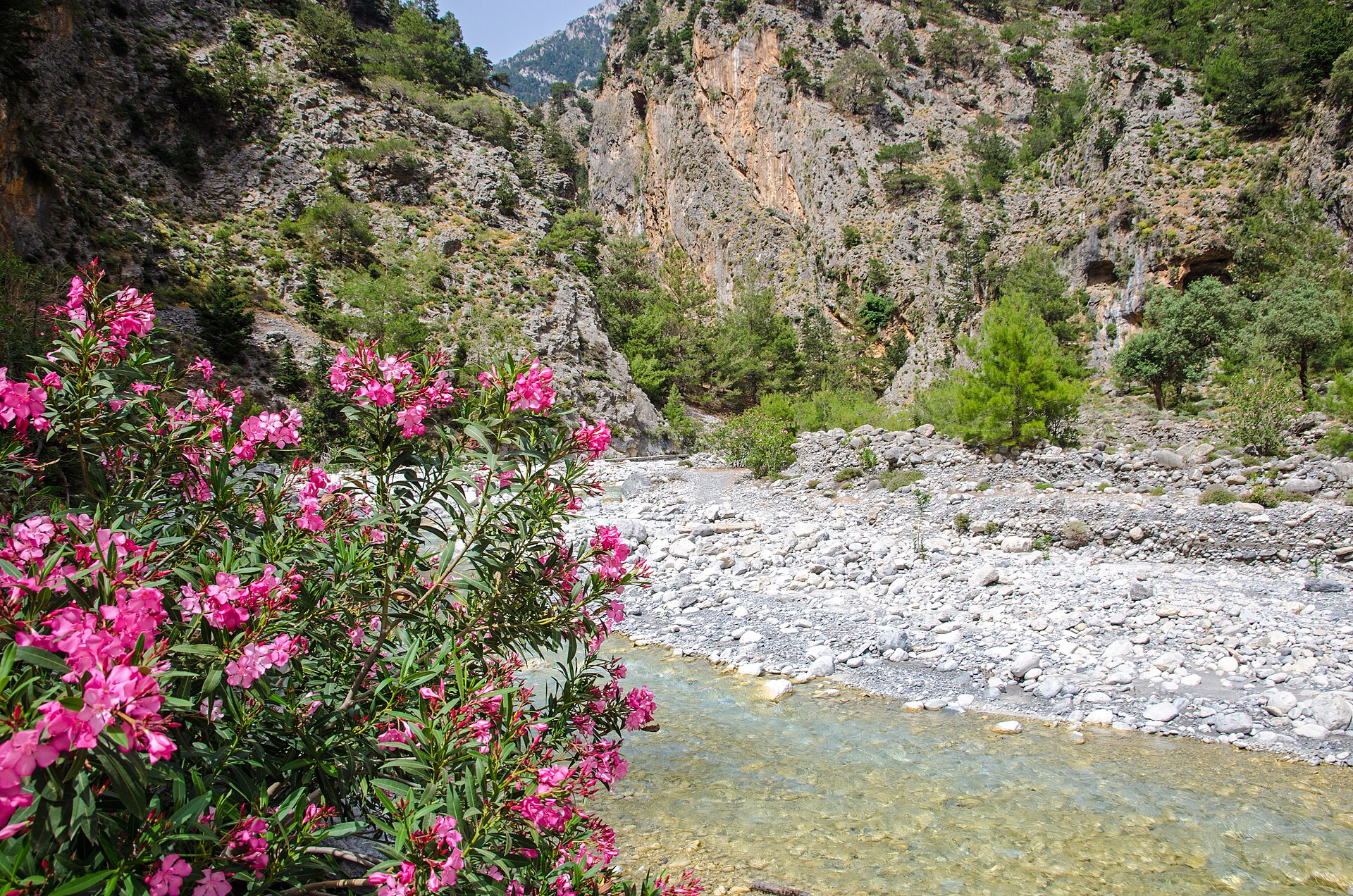 Gorge of Samaria Biosphere Reserve, Crete, Greece (2). Photo: Sebastian Mierzwa, Wikimedia Commons, CC BY-SA 4.0