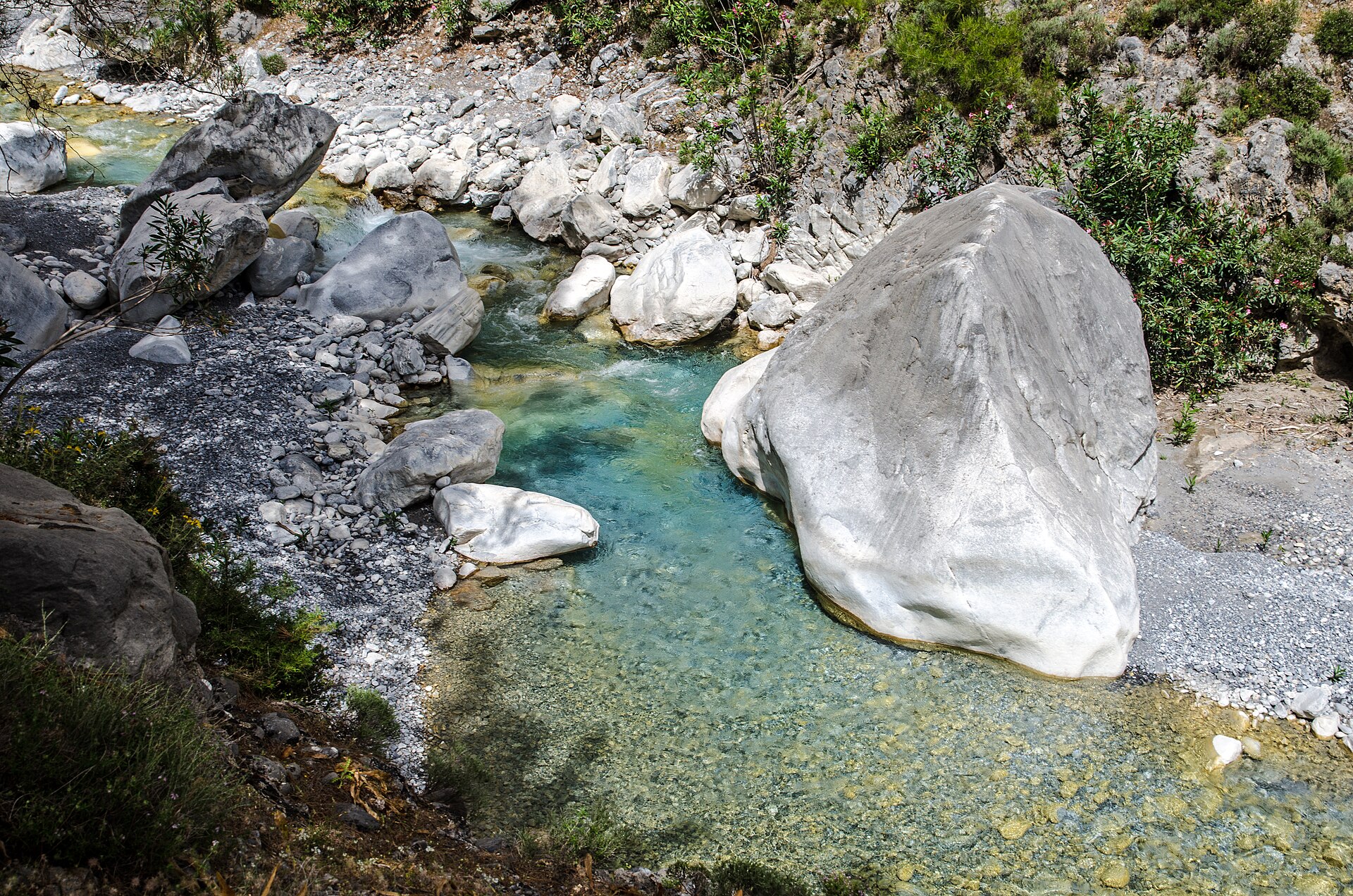 Gorge of Samaria Biosphere Reserve, Crete, Greece (3). Photo: Sebastian Mierzwa, Wikimedia Commons, CC BY-SA 4.0
