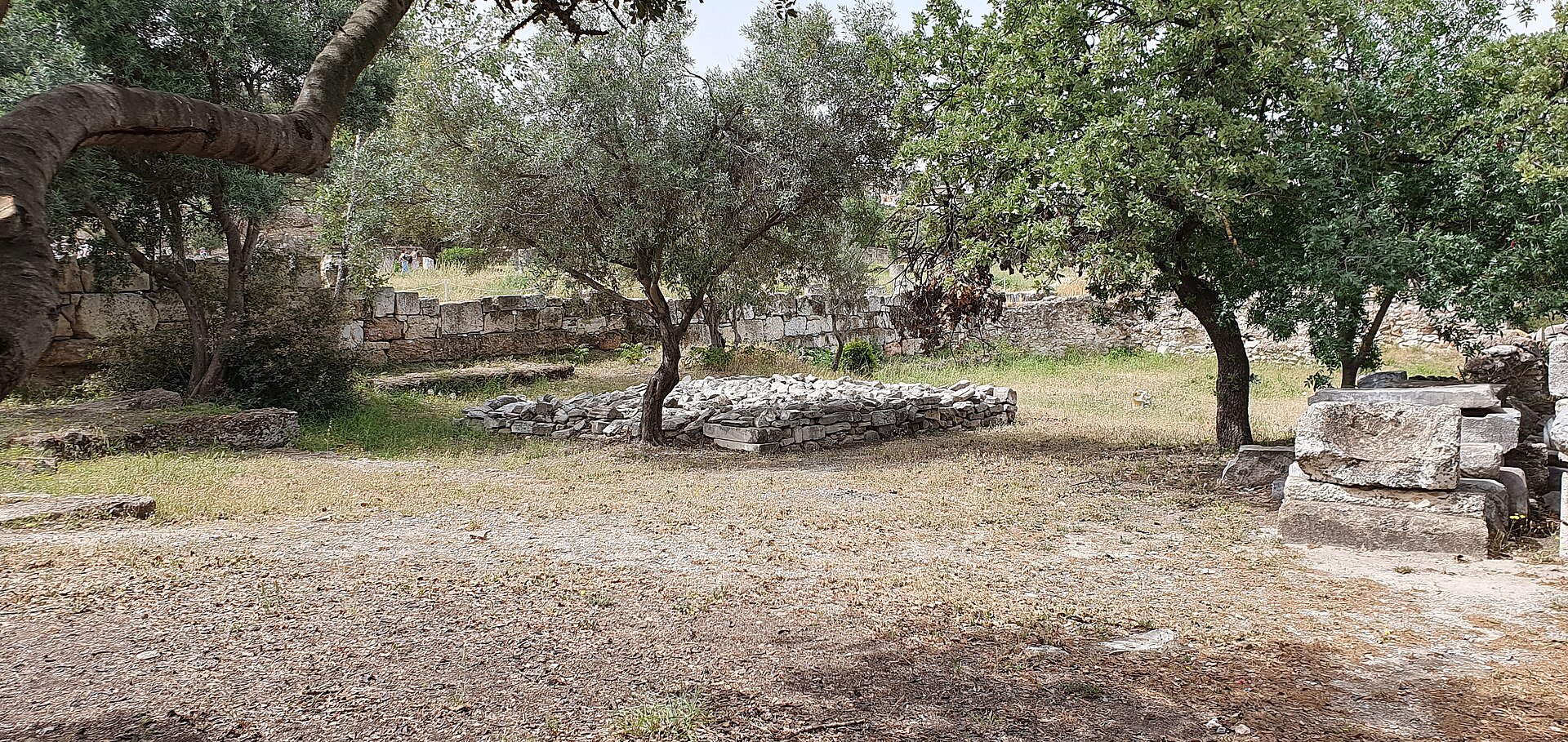 Ancient Agora of Athens-Detail-. Photo: Yair-haklai, Wikimedia Commons, CC BY-SA 4.0