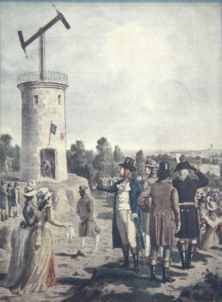 When semaphore hills spoke in light