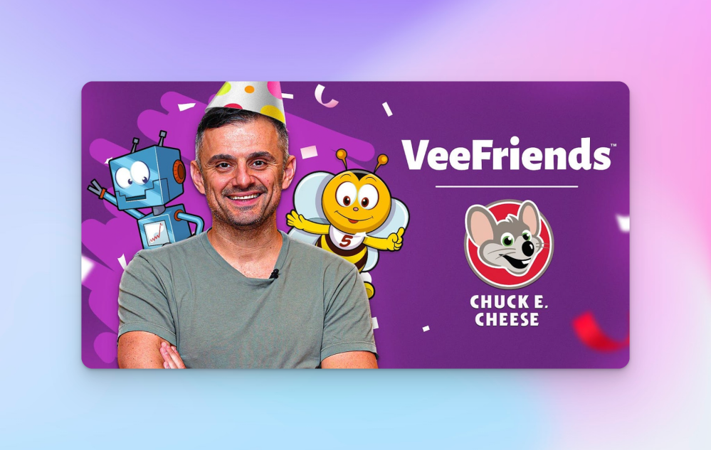 Chuck E. Cheese is going to help celebrate Gary V's 48th birthday