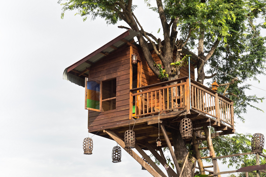 Boho treehouse