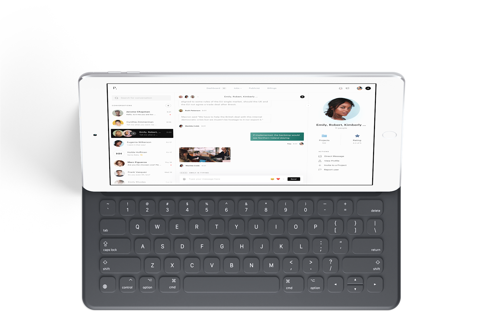 Ipad chat v2