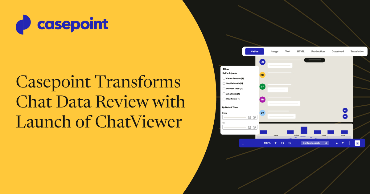 Casepoint Transforms Chat Data Review with Launch of ChatViewer ...