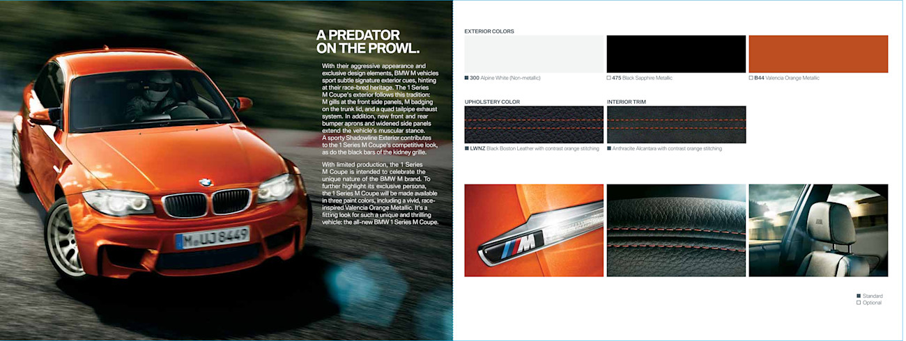 BMW Product Brochures_Series M Coupe 