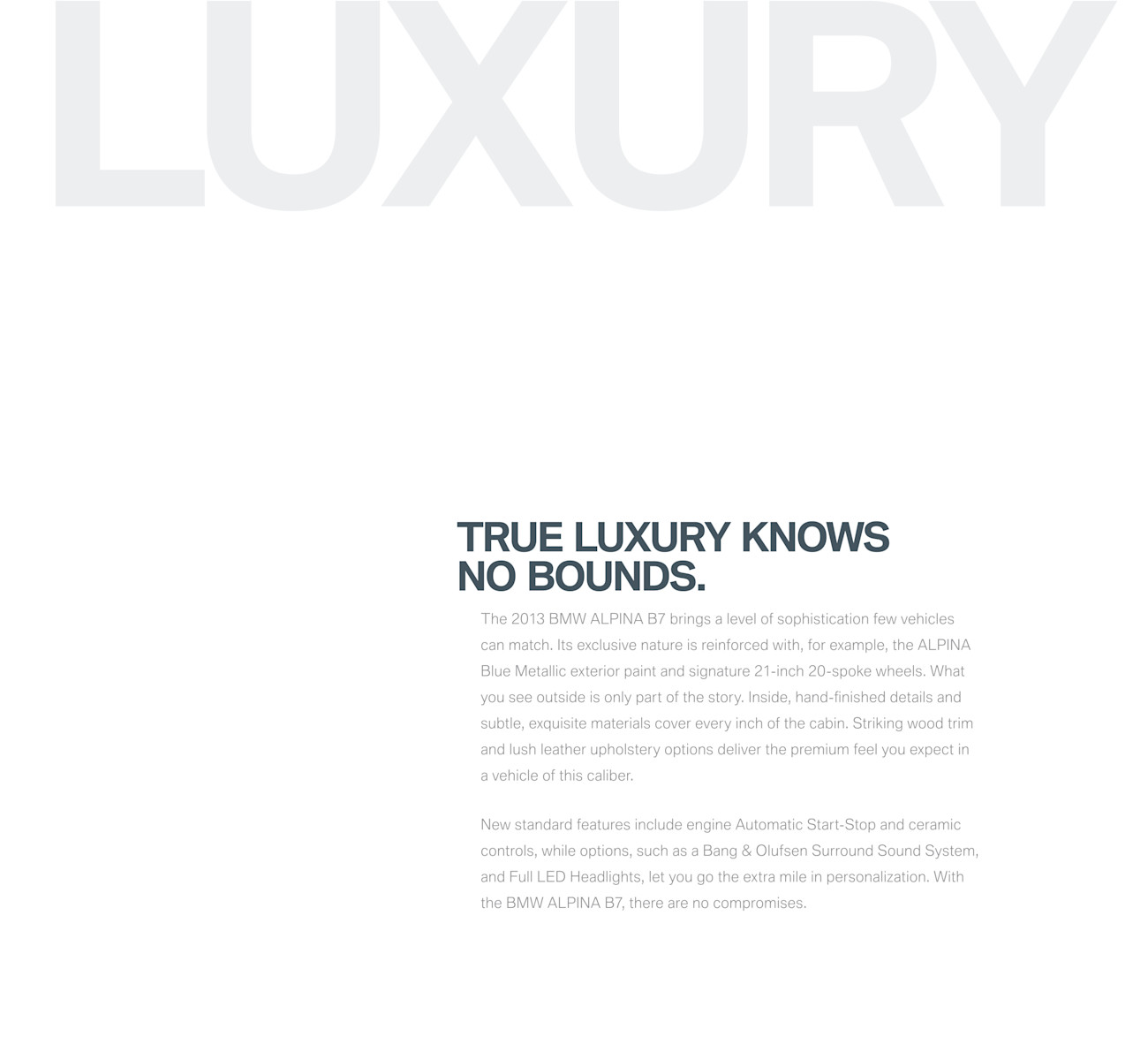 BMW Product Brochures