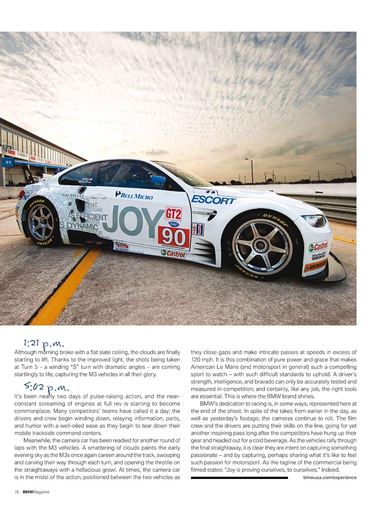 BMW Magazine articles