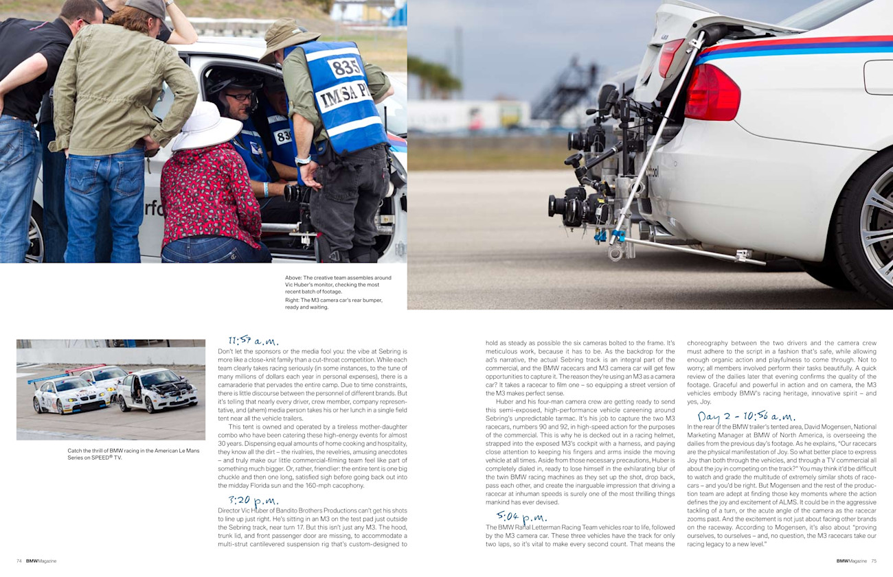 BMW Magazine articles