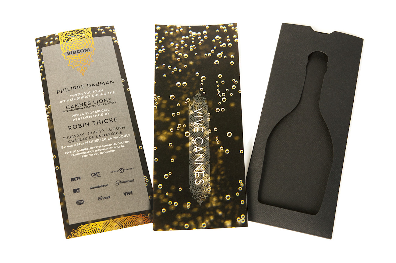 Viacom Cannes Party Invitation