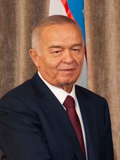 Saeima, CC BY-SA 2.0 <https://creativecommons.org/licenses/by-sa/2.0>, via Wikimedia Commons Islom Karimov