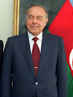 author unknown, Public domain, via Wikimedia Commons Heydar Aliyev