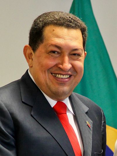 Office of the President of Brazil, CC BY-SA 2.0 <https://creativecommons.org/licenses/by-sa/2.0>, via Wikimedia Commons Hugo Chavez
