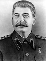 Unidentified photographer, CC0, via Wikimedia Commons Josif Stalin