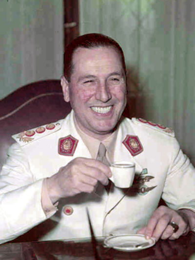 Pinélides A. Fusco, Public domain, via Wikimedia Commons Juan Peron
