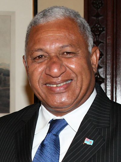 Foreign and Commonwealth Office, CC BY 2.0 <https://creativecommons.org/licenses/by/2.0>, via Wikimedia Commons Frank Bainimarama