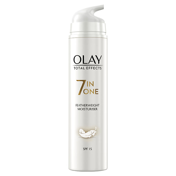 Olay Total Effects 7in1 Anti-Ageing Featherweight Moisturiser SPF 15 50ml  img NEW SI1