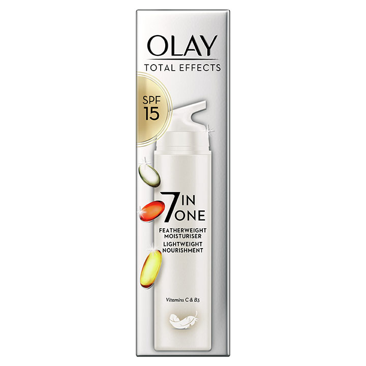 Olay Total Effects 7in1 Anti-Ageing Featherweight Moisturiser SPF 15 50ml  img NEW primary