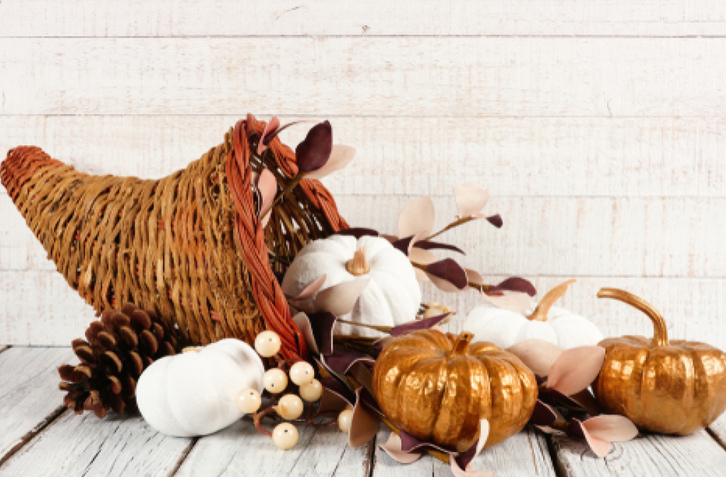 Thanksgiving Cornucopia Door Décor