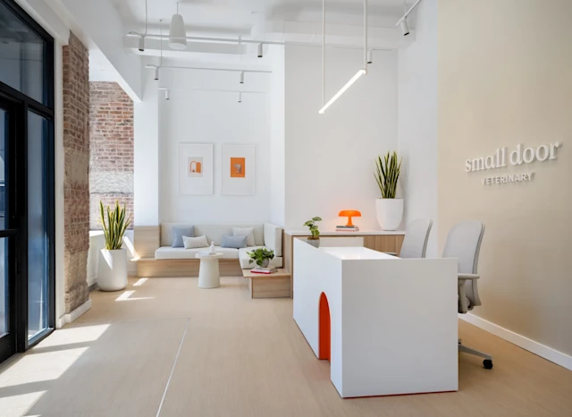 Small Door Veterinary Park Slope Front Desk and Lobby