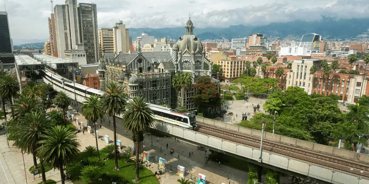 Imagen de la ciudad de Medellín.