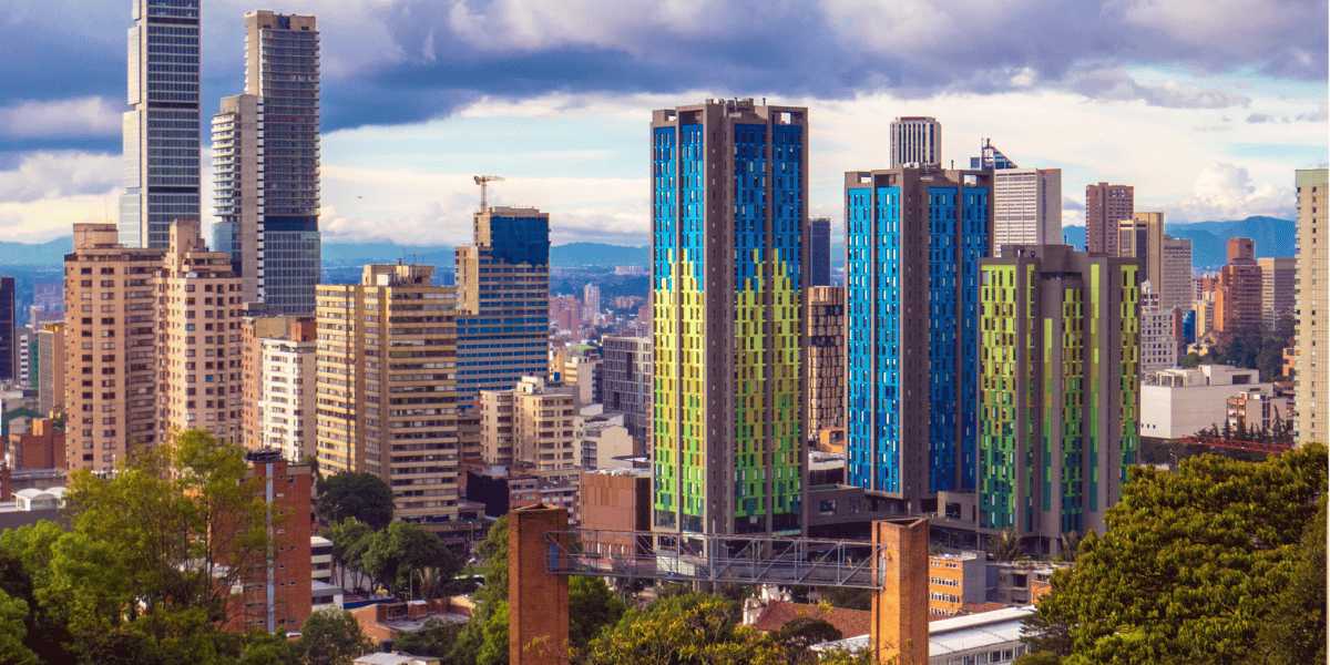 Imagen de la ciudad de Bogotá.