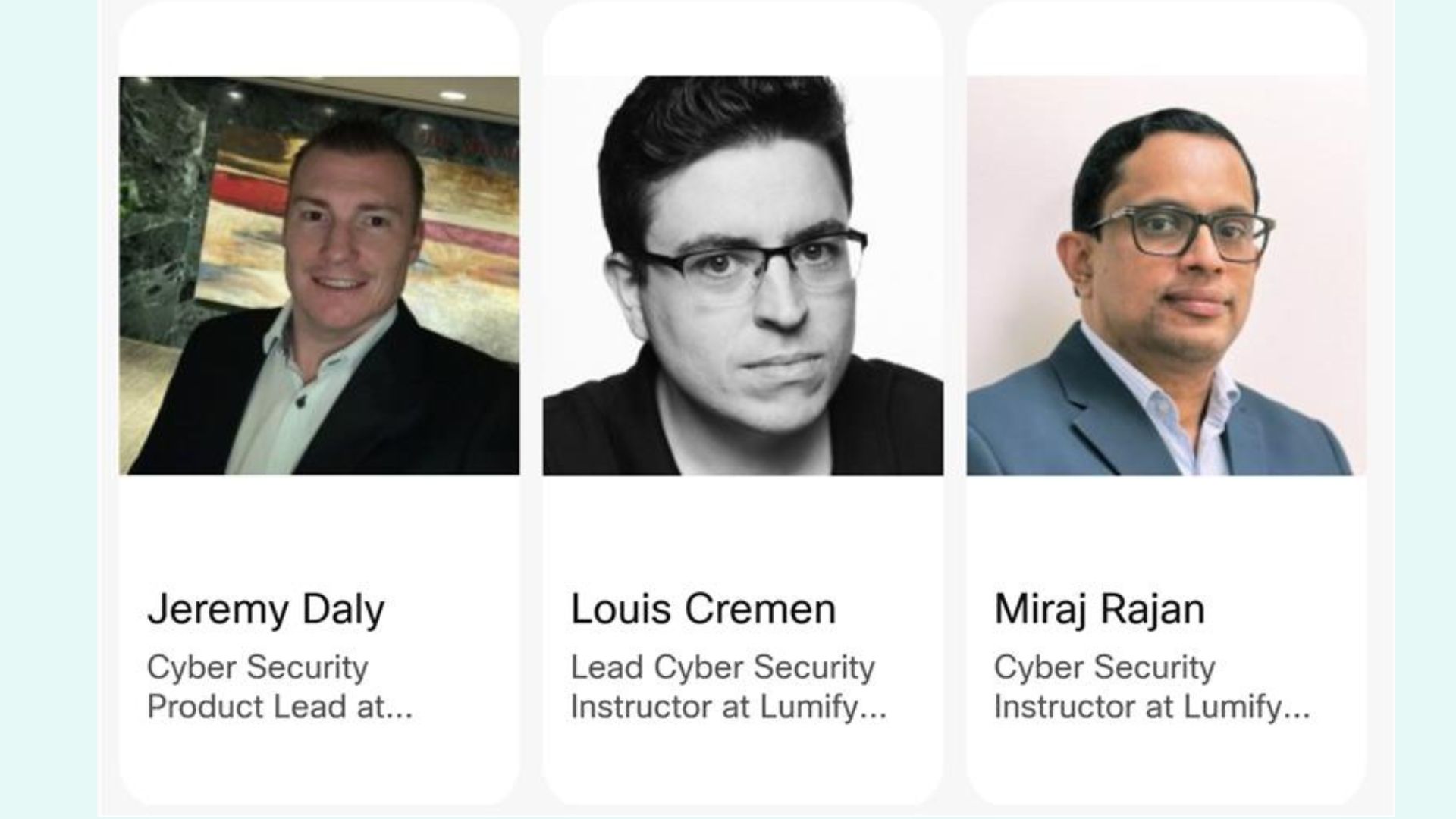 LW ANZ PH Boost Your Career TrajectoryCyber Security Certifications for Success Speakers