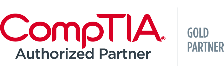 CompTIA Authorized Partner logo - CAPP Gold Partner