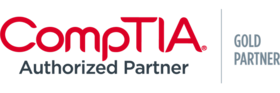 CompTIA Authorized Partner logo - CAPP Gold Partner
