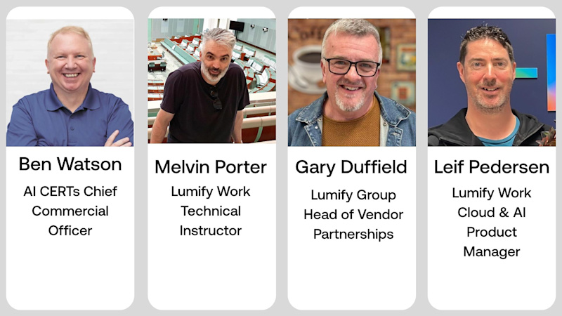 AI CERTs Webinar Empower your Workforce and get AI-ready Speakers