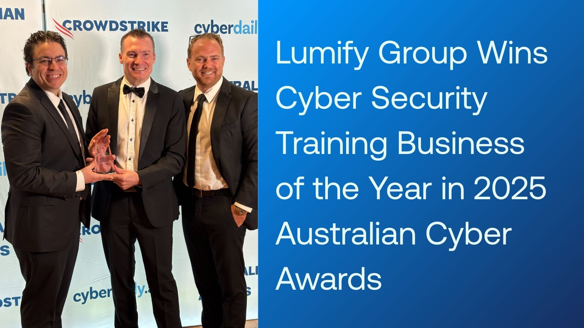 LW AU Blog Image Lumify Group Wins Cyber Security Training Business of the Year in 2025 Australian Cyber Awards