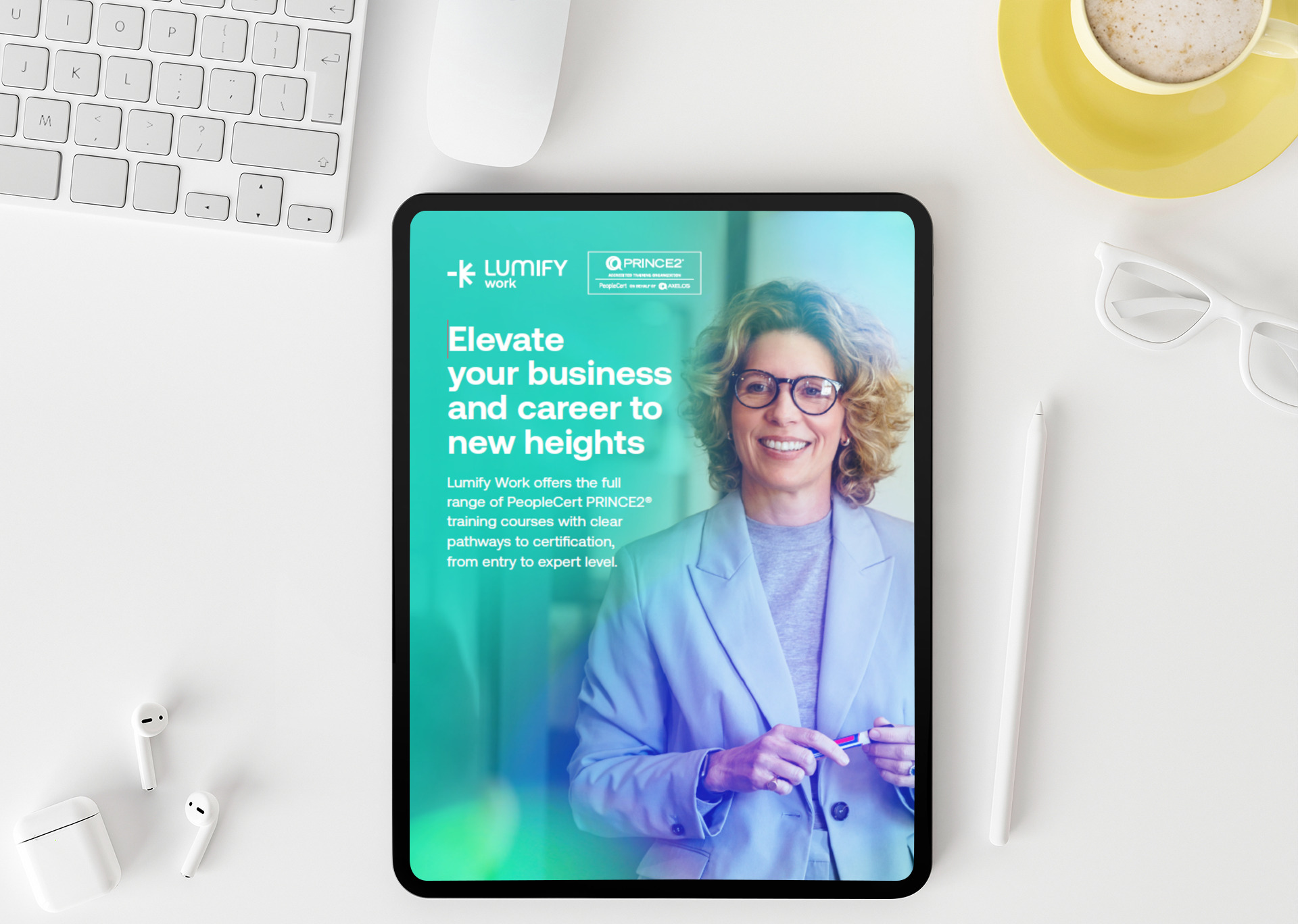 LW ANZ PRINCE2 eBook - mockup-featuring-an-ipad-placed-on-a-white-desk-m19231-r-el2