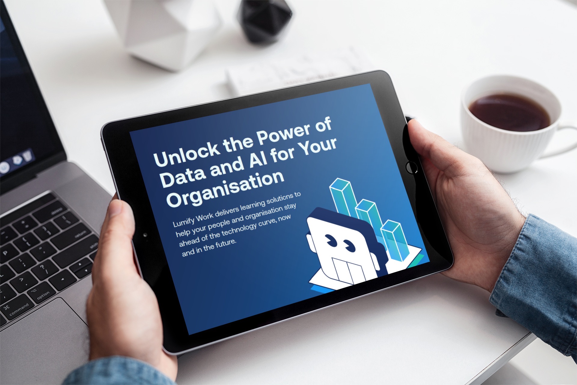 eBook MockUp - Unlock the Power of Data and AI for Your Organisation PH
