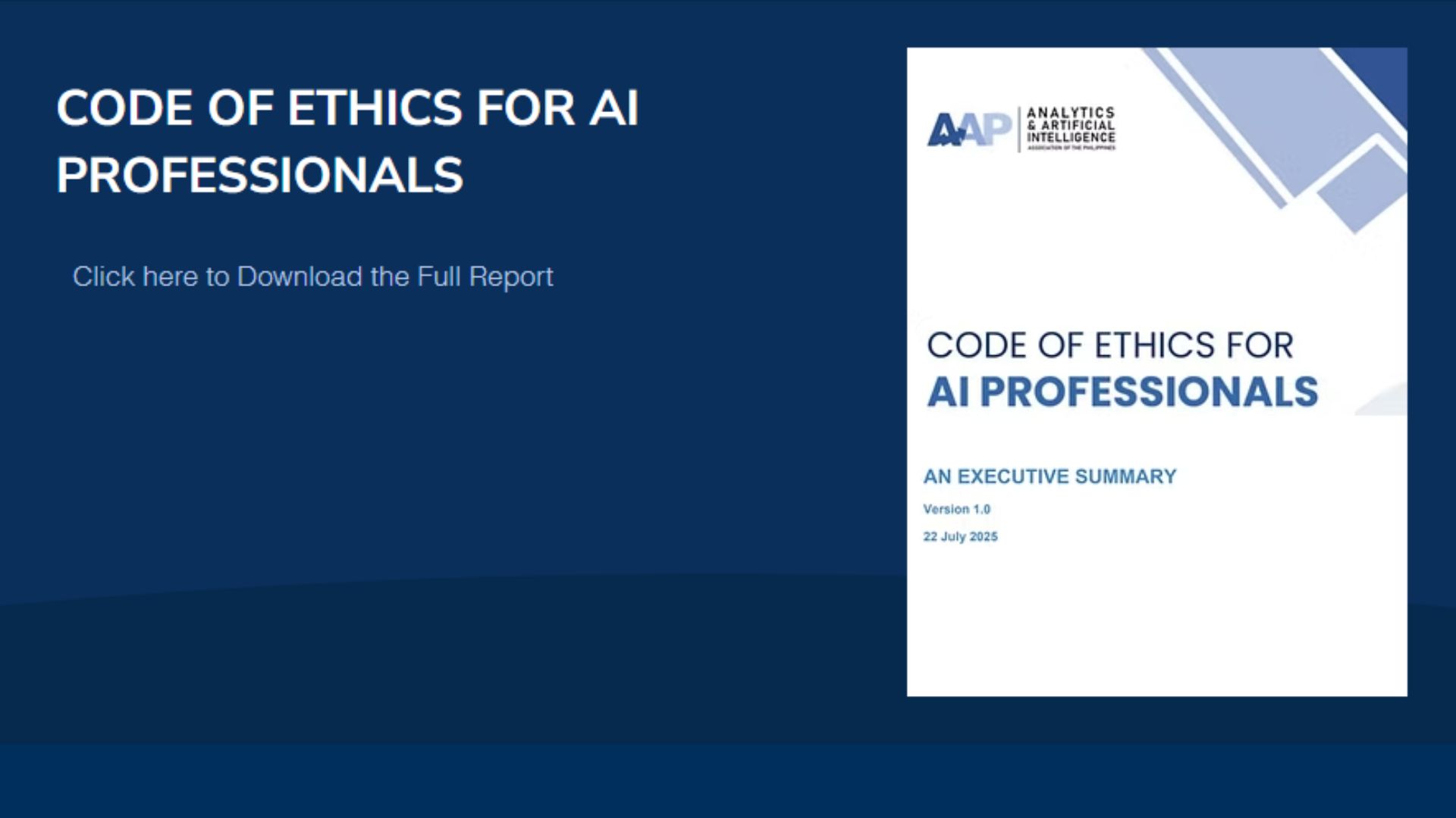 AI Code of Ethics AAP