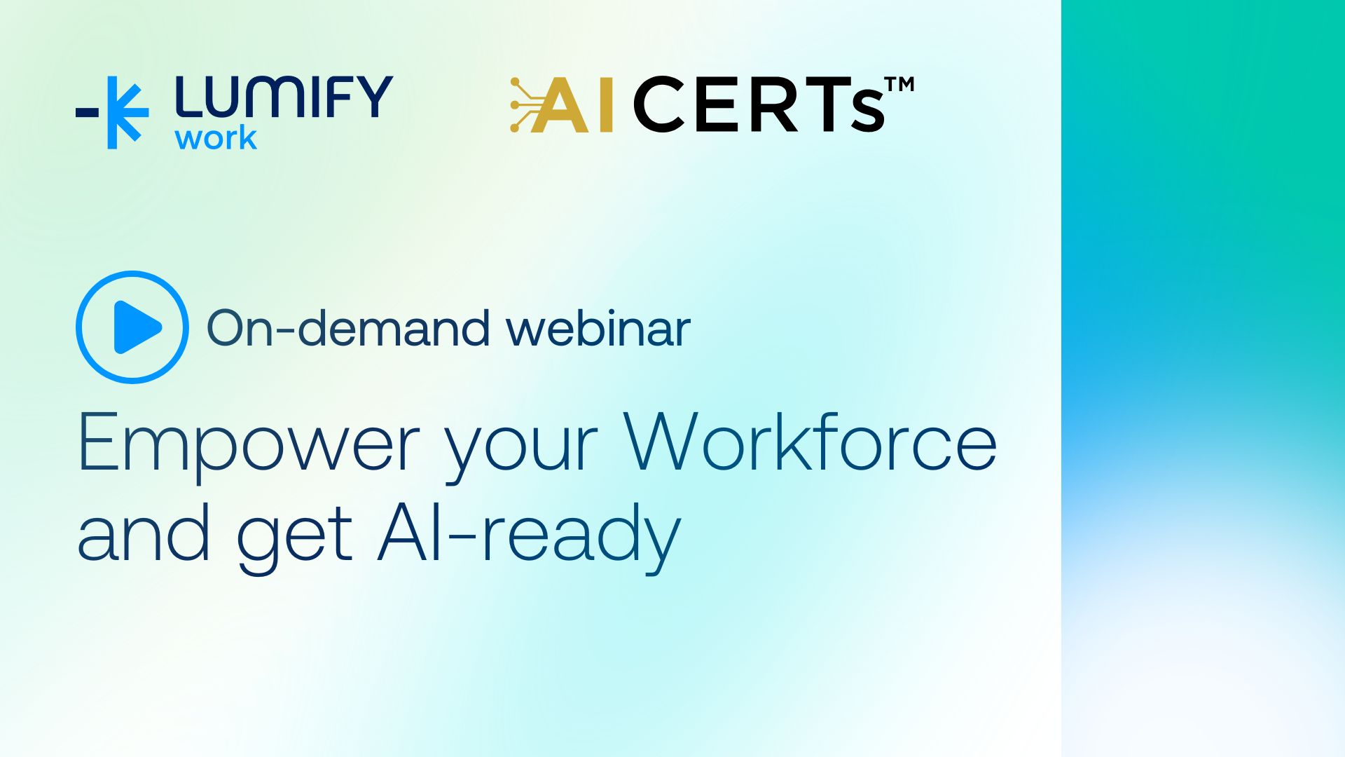 AI Certification Webinar | AI CERTS & Lumify Work