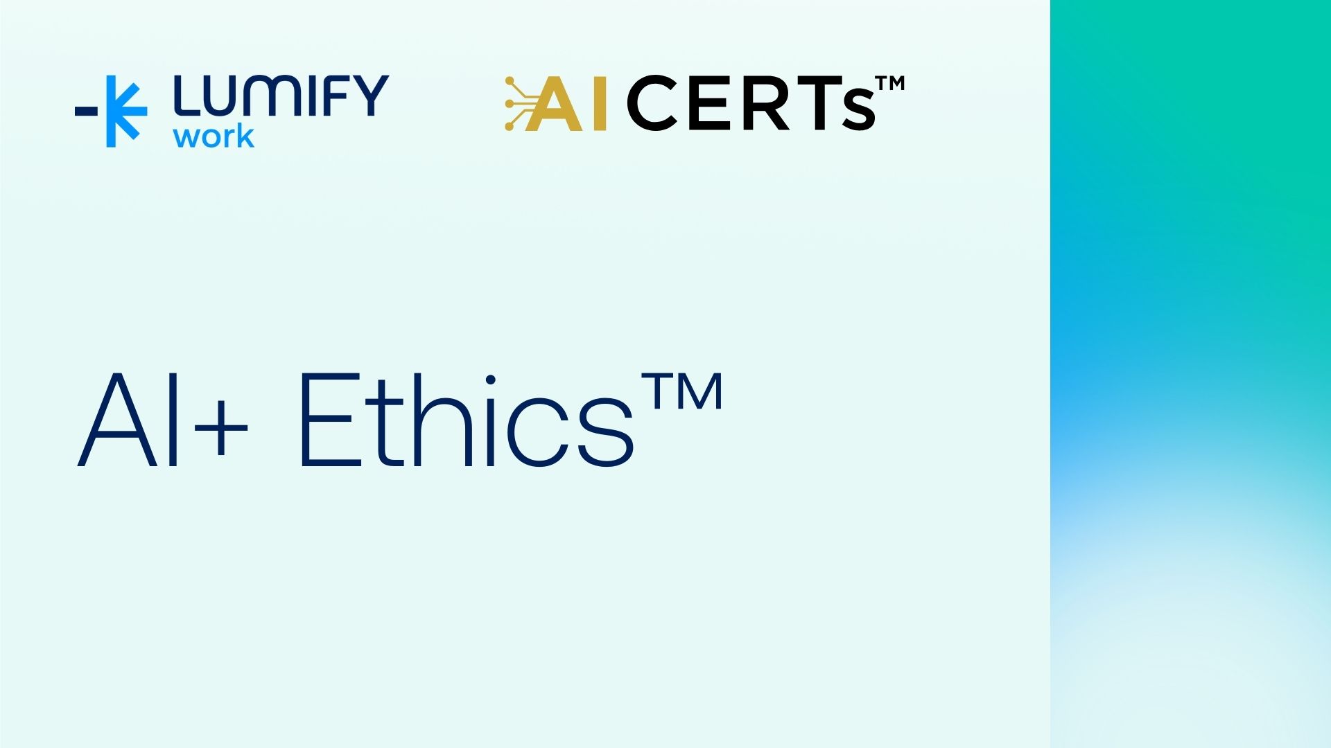 AI+ Ethics Course | AI CERTs | Lumify Work
