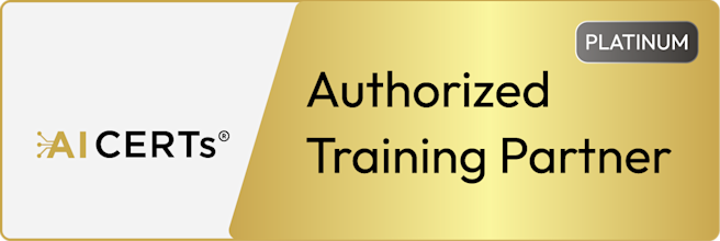 AI CERTs Authorized Training Partner Platinum logo Oct 2025