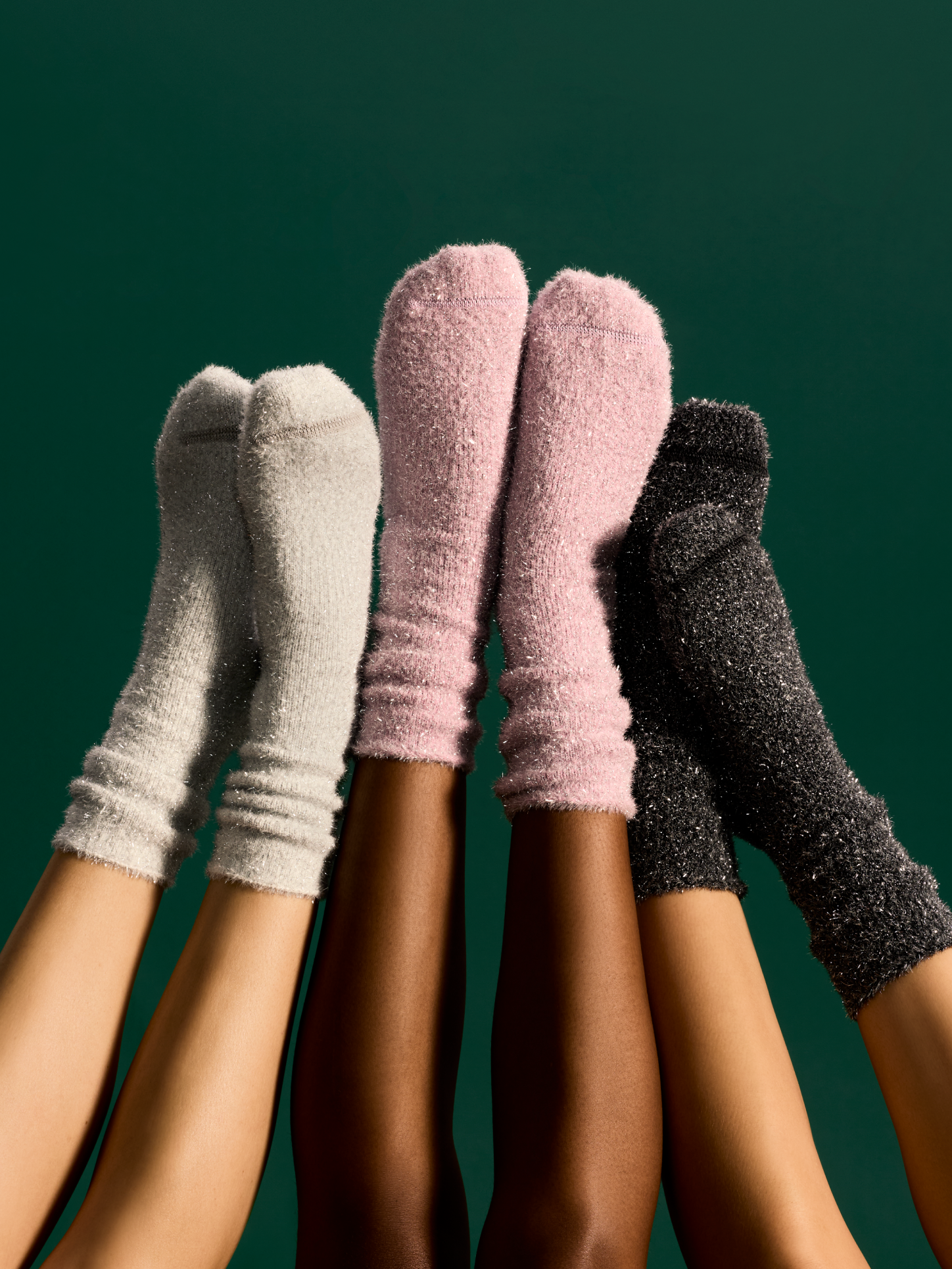 Jacques Moret Women's Fuzzy Babba Socks - Soft Plush Lining, Fun Prints, Size S/M - View #4