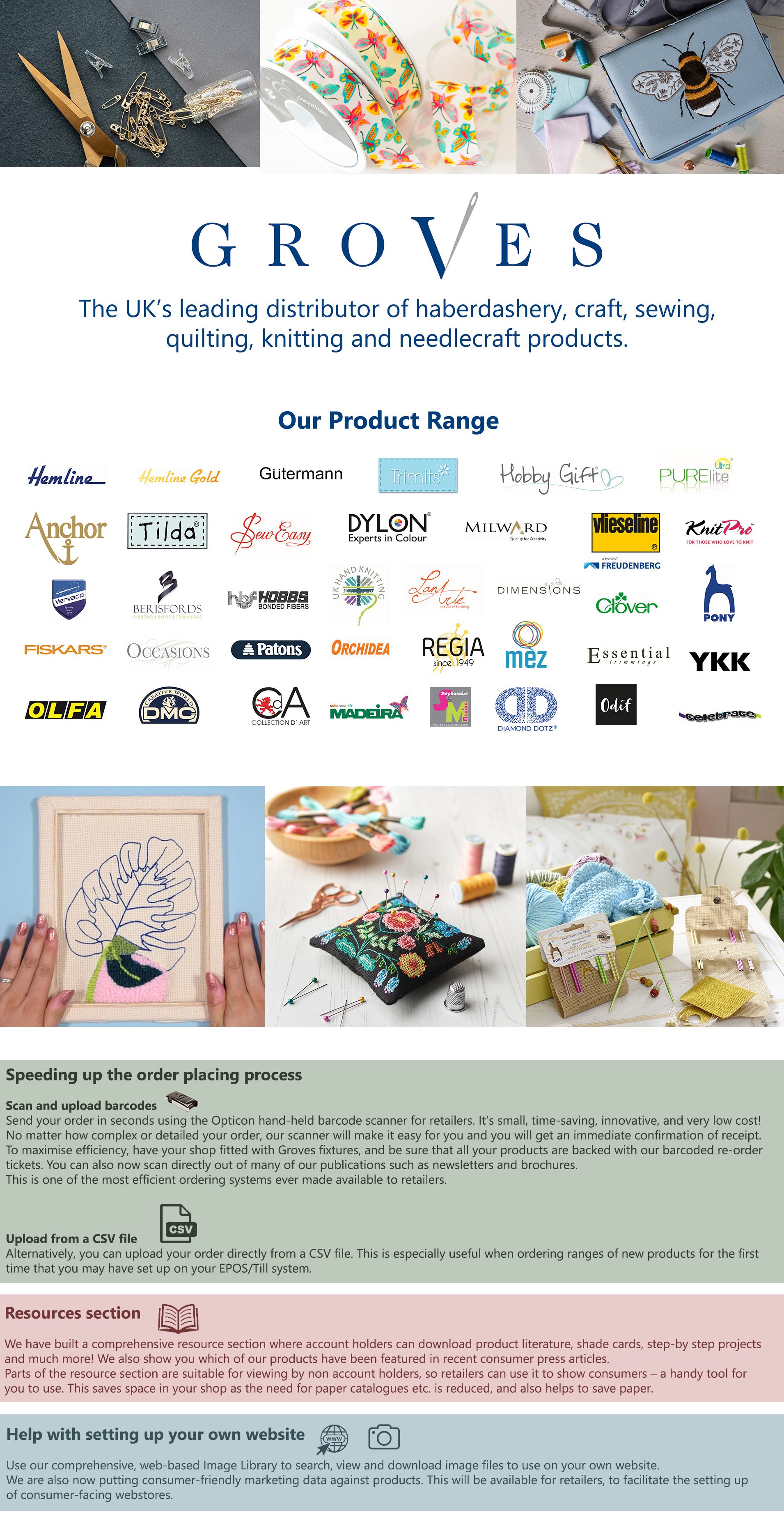 Our product range
