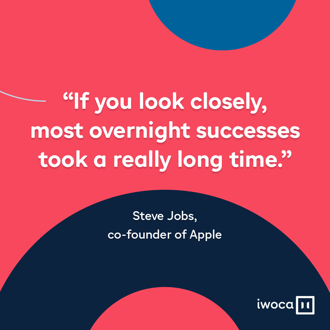 Steve Jobs quote about success