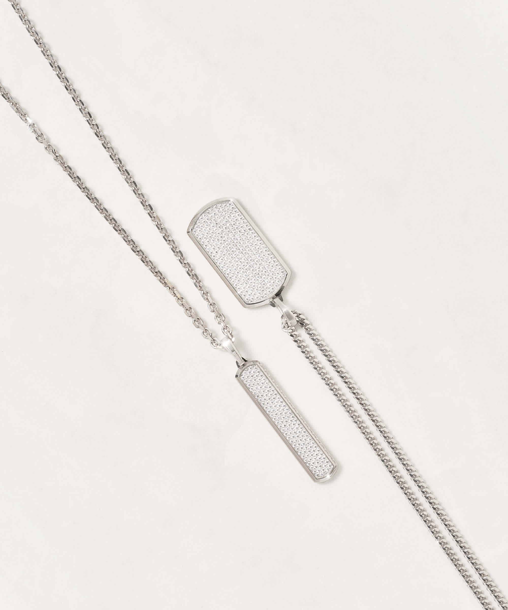 ATTENTION TO DETAIL - Iced Out Silver Pendants