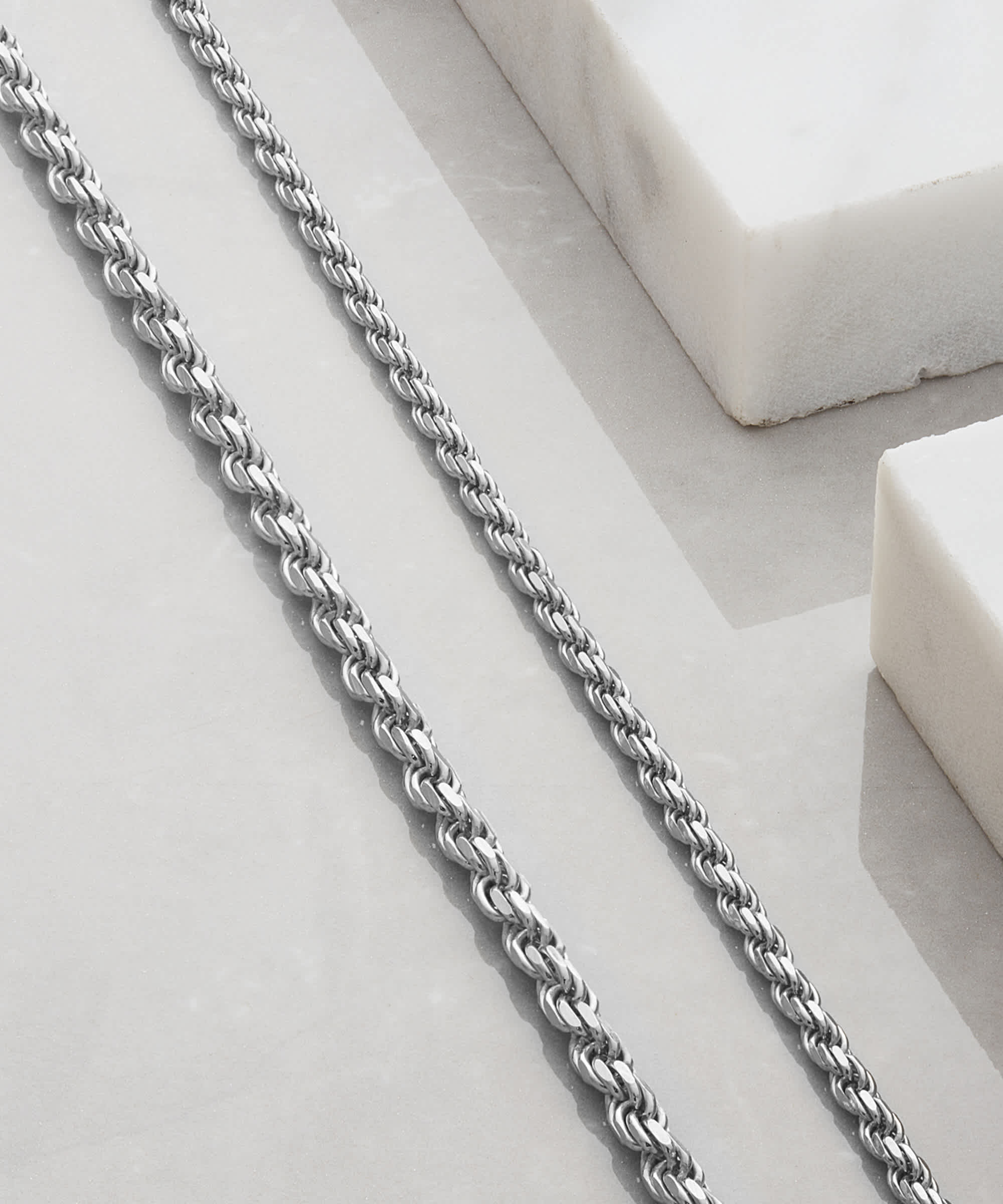 Italian Made - Rope Starter Set Silver
