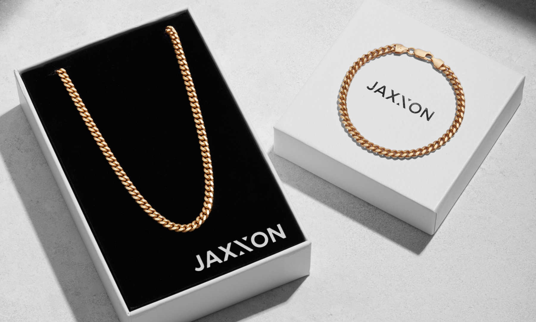 JAXXON 4mm Tennis Black Chain | 20