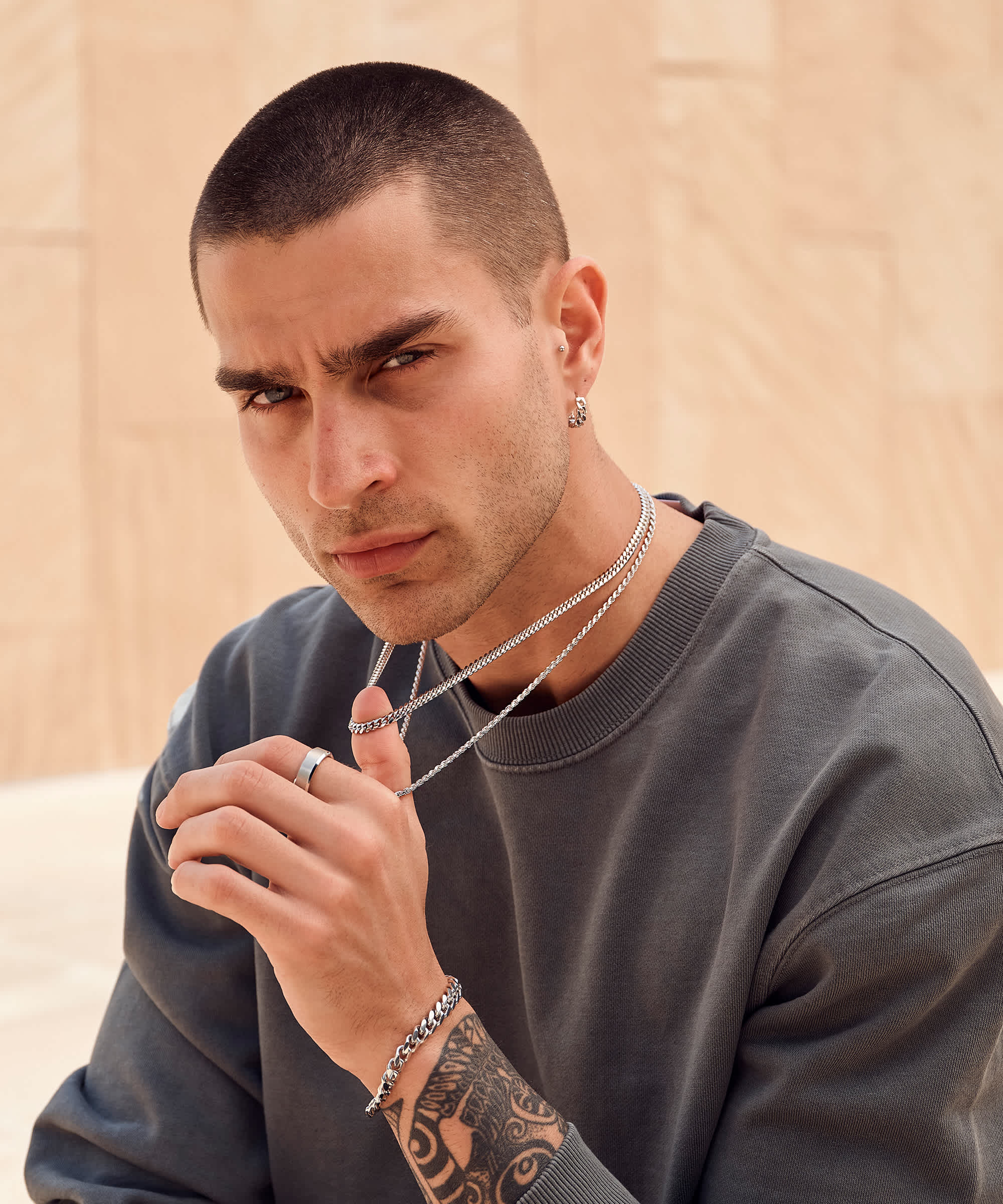 Timeless Style - Cuban + Rope Silver