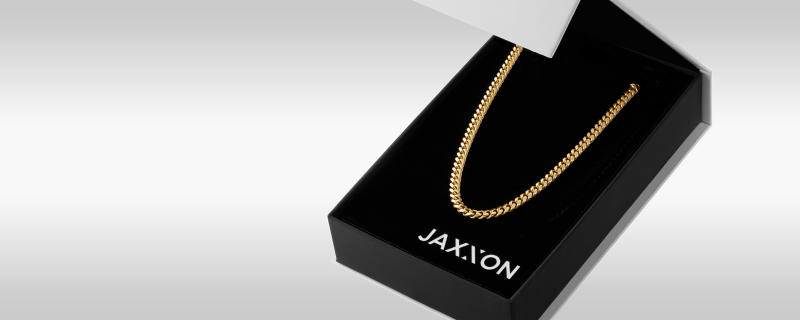 Round Box Chain - 2.5mm - Men's Gold Box Chain - JAXXON