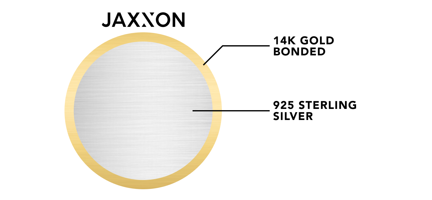 Cuban Link + Rope Chain Stack Gold JAXXON