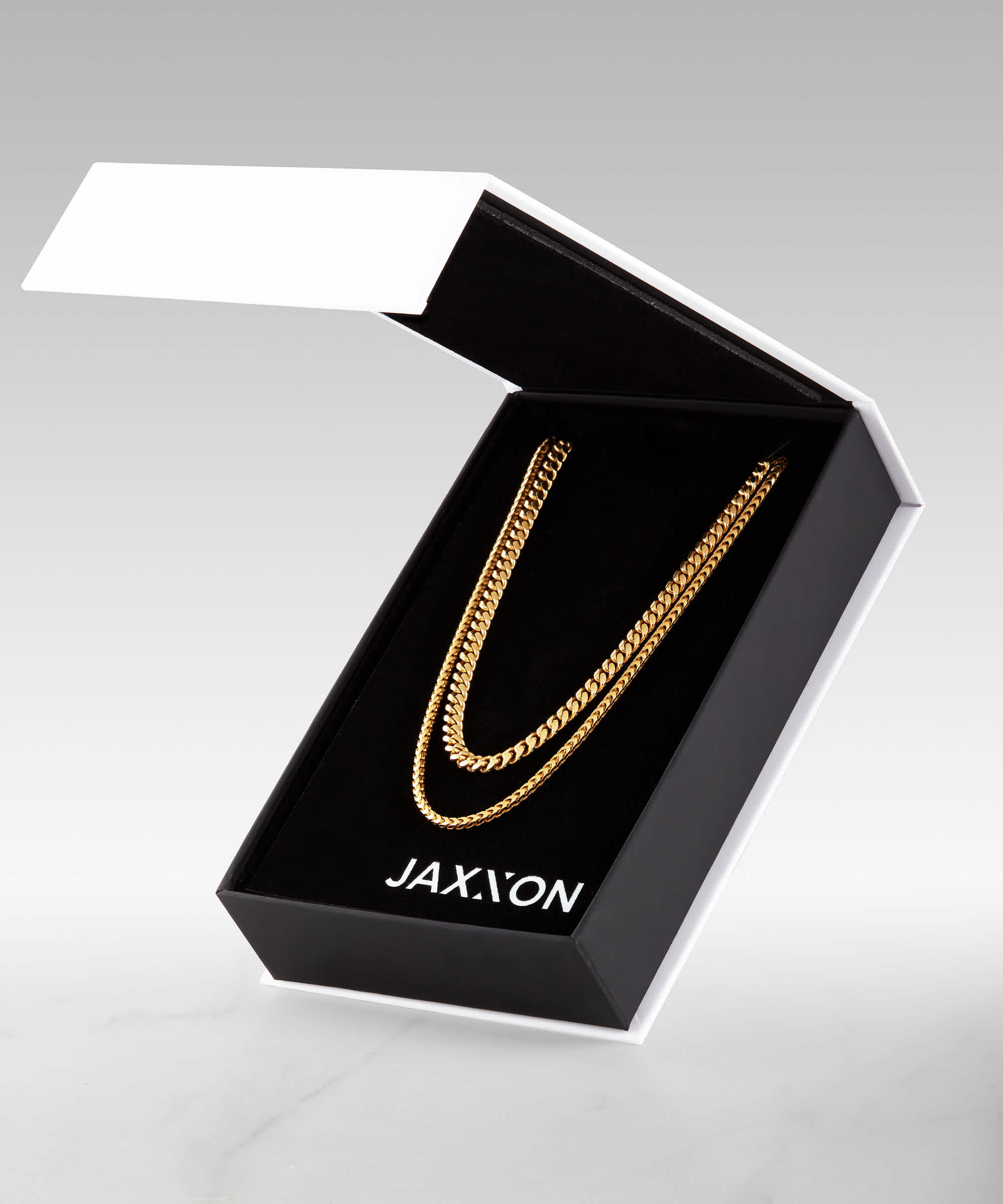 #1 CHAIN STACK - Cuban + Franco Gold