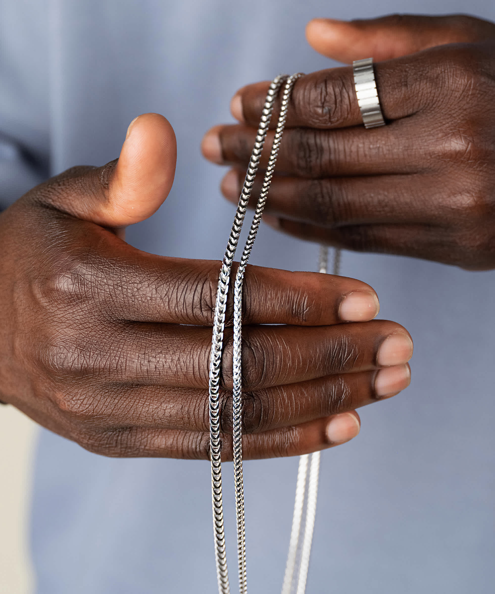 Italian Made - Franco Chain Silver